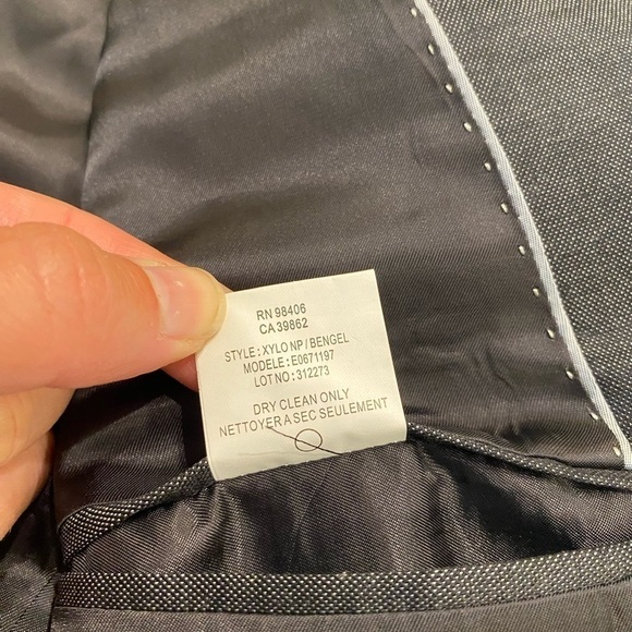 Theory Men’s Xylo 100% Wool Blazer Grey Size 38R Sport Coat Single Breasted - Picture 6 of 14